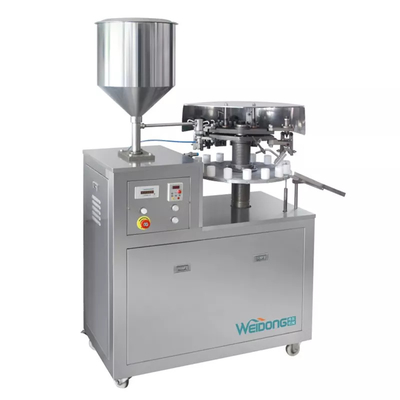 Tandpasta Tube Vul- en Sluitmachine 220V/380V Semi Automatisch