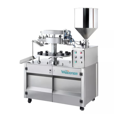 Tandpasta Tube Vul- en Sluitmachine 220V/380V Semi Automatisch
