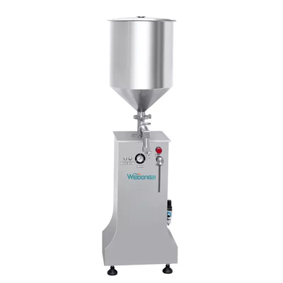 Verticale pneumatische vulmachine, praktische zuigervulmachine voor cosmetica