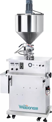 Verticale pneumatische vulmachine, praktische zuigervulmachine voor cosmetica