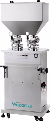 Verticale pneumatische vulmachine, praktische zuigervulmachine voor cosmetica
