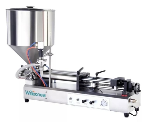 Roestvrije capsule pneumatische vloeistofvulmachine 1000BPH stabiel