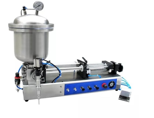 Roestvrije capsule pneumatische vloeistofvulmachine 1000BPH stabiel