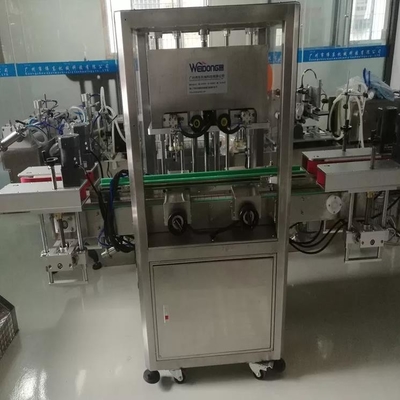 Servomotor PLC Cosmetische vloeistof vulmachine 2 koppen voor glazen fles