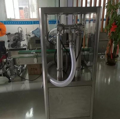 Servomotor PLC Cosmetische vloeistof vulmachine 2 koppen voor glazen fles