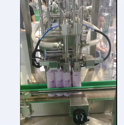 Servomotor PLC Cosmetische vloeistof vulmachine 2 koppen voor glazen fles