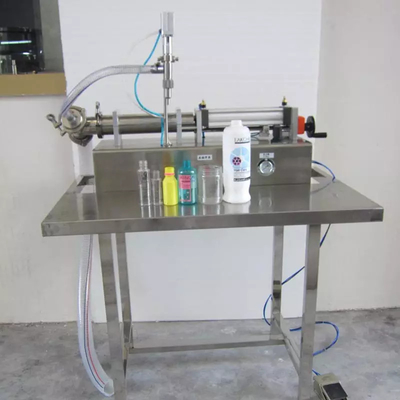 Semi-automatische pasta cosmetische vloeistof vulmachine voor 10-250ML fles