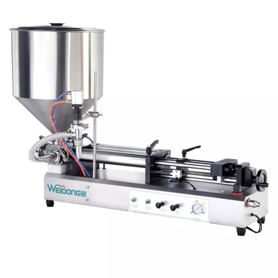 Semi-automatische pasta cosmetische vloeistof vulmachine voor 10-250ML fles