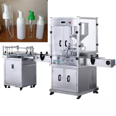 Cosmetische automatische vulmachine met 2 koppen voor vloeistof, lekvrij, roestwerend