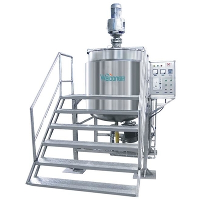 5.5KW automatische lotion het mengen zich machine, roestwerende lichaamscrème die machine maakt
