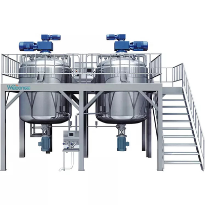 500L roestvrije cosmetische crème die machine multifunctioneel industrieel maakt