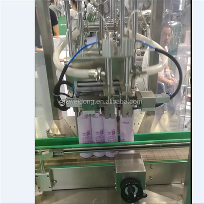 CE 4000BH koolzuurhoudende vulmachine, roestvrijstalen shampooflesvuller