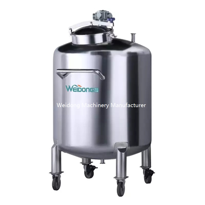 Beweegbare 500L roestvrijstalen RO-tank, multifunctionele SS-tank voor RO-water
