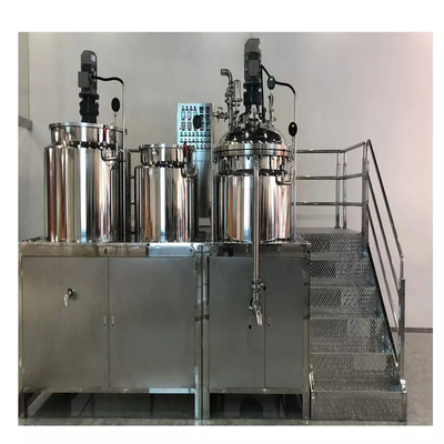 SUS316L Bodylotion Cosmetische Emulgator Mixer Making Machine Praktisch