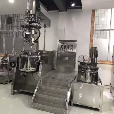 Stabiele 7,5 kW vacuümemulgator homogenisatormixer voor cosmetica