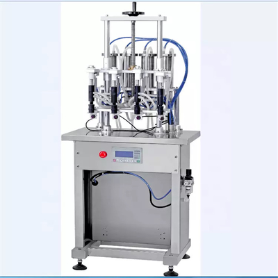 Parfumolie 220V Geautomatiseerde vulmachine 4 koppen SUS304 Materiaal
