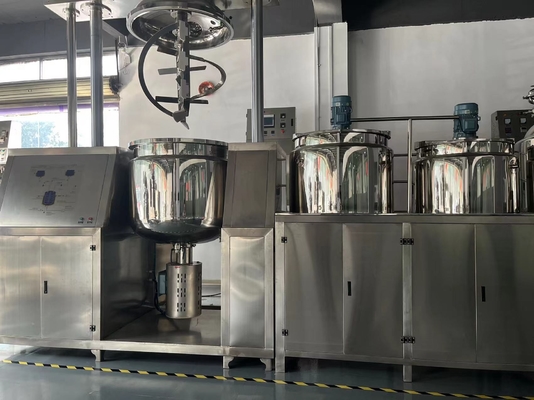 SUS304 SUS316 Vacuüm Mixer Homogenisator, Lekvrije Cosmetische Productie Machines