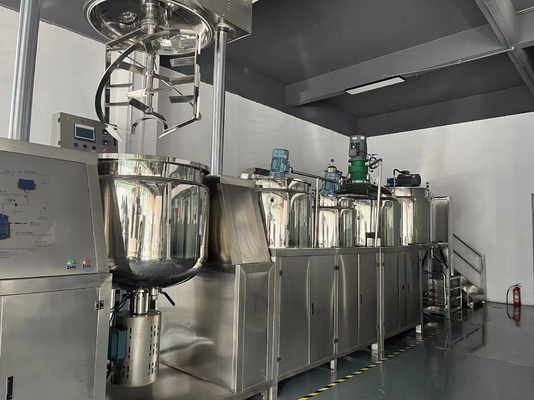 SUS304 SUS316 Vacuüm Mixer Homogenisator, Lekvrije Cosmetische Productie Machines