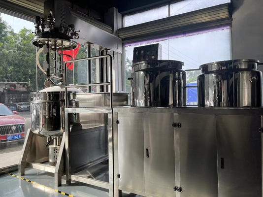 SUS304 SUS316 Vacuüm Mixer Homogenisator, Lekvrije Cosmetische Productie Machines