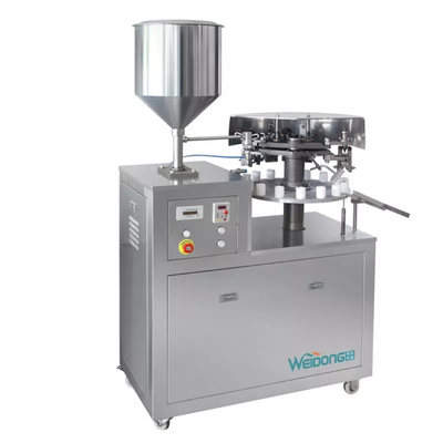 Crème automatische buis vul- en sluitmachine pneumatisch aangedreven