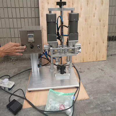 Roestvrije 60W schroefdopmachine, multifunctioneel voor flessen