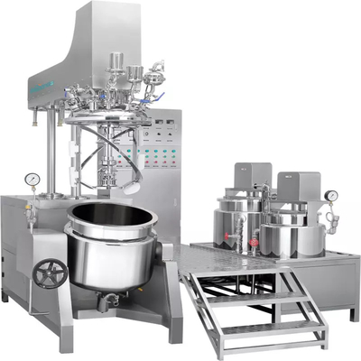 220V PLC Kosmetische Homogenisatormixer, de Roestvrije Machine van de Lotionhomogenisator
