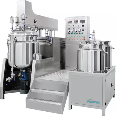 220V PLC Kosmetische Homogenisatormixer, de Roestvrije Machine van de Lotionhomogenisator