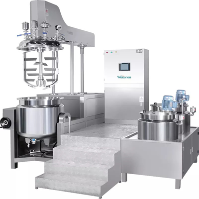 220V PLC Kosmetische Homogenisatormixer, de Roestvrije Machine van de Lotionhomogenisator