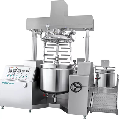 220V PLC Kosmetische Homogenisatormixer, de Roestvrije Machine van de Lotionhomogenisator
