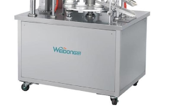 1.5KW Stabiele buisvul- en sluitmachine Roestvrij semi-automatisch