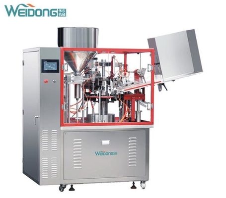 Roestwerende aluminium buisvulmachine, 220V automatische buisvuller en sealer
