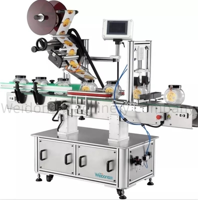 220V Dubbelzijdig vullen Afdekken Etiketteermachine Elektrisch Roestvrij