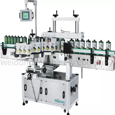 SUS304 PLC Dubbelzijdige Sticker Etiketteermachine, Antitrust Automatische Etiketteringsmachine
