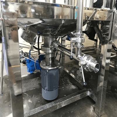 Het Bewegen van 4200 R Min High Speed Sterilization Bidirectionele het Roestvrije staal Kosmetische Emulgerende Pot van de Emulgatormachine