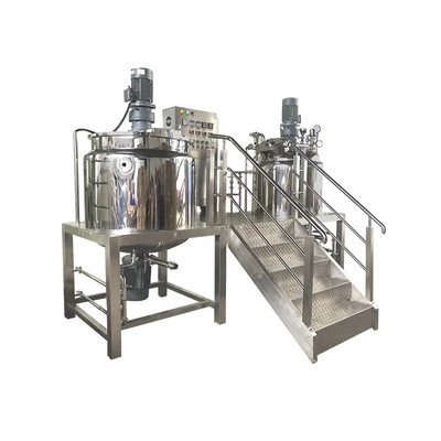 Het Bewegen van 4200 R Min High Speed Sterilization Bidirectionele het Roestvrije staal Kosmetische Emulgerende Pot van de Emulgatormachine