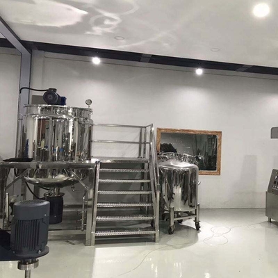 SUS304 316 Vacuüm Homogeniserende Emulgatormixer voor Kosmetisch Deeg