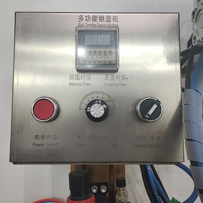 25pcs/min Semi Automatische het Afdekken Machine Licht en Gemakkelijk om 220V 50HZ in werking te stellen