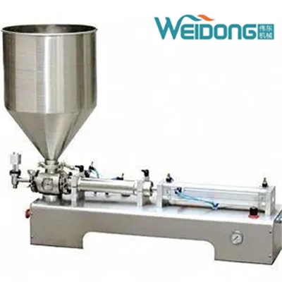 Waterroom Semi Automatische Horizontale het Vullen Machine 10ml-5000ml