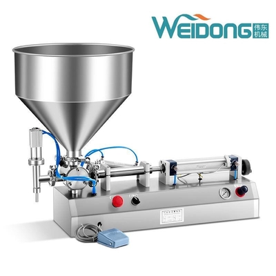 Waterroom Semi Automatische Horizontale het Vullen Machine 10ml-5000ml