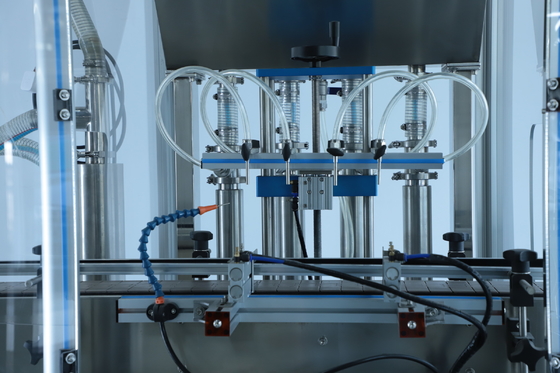 10 Volume van de de Luchtdruk 10-1000ml van de hoofden het Automatische Vullende Machine 0.6Mpa