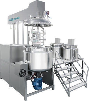 Het geautomatiseerde Kosmetische Dubbele de Schacht van de Emulgatormixer Gemakkelijke Schoonmaken