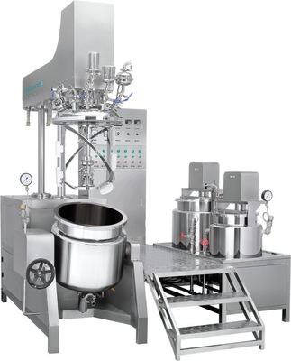Mixer van de roestvrij staal de Kosmetische Emulgator met 2.2-30KW-Machtsplc Controle