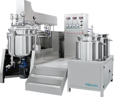 50L-2000L kosmetische Emulgatormixer met het Vacuümsysteem Verwarmen