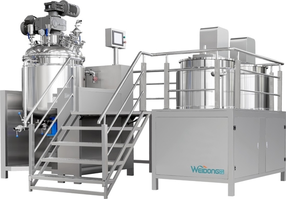 2.2KW PLC Control Cosmetic Emulsifier Mixer 1 jaar garantie