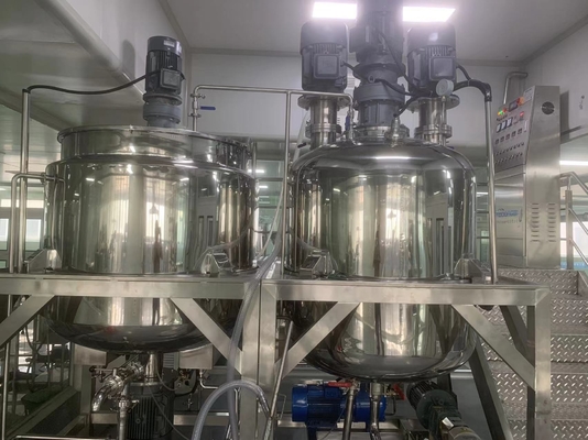 50-5000L cosmetische emulgatoren, chemische verwerkingsapparatuur, 1 jaar garantie