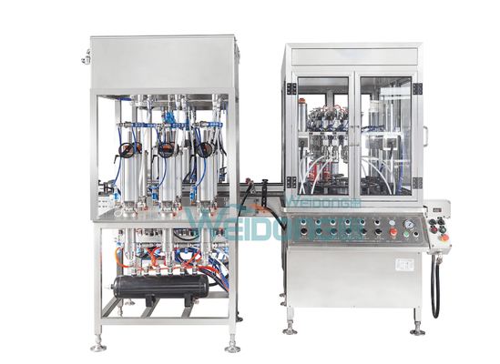PLC-aerosolvulmachine Twee eenheden High Speed Productielijn