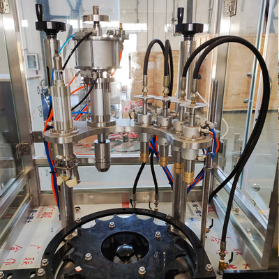 1 jaar garantie 50L aerosol automatische vulmachine met ± 1% herhalingsvulgingsnauwkeurigheid
