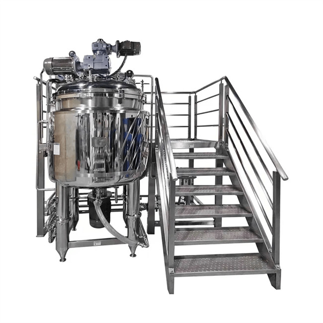 Vacuüm het Maken Emulgerende de Homogenisatortank SUS304/316 van de Mixermachine Grote mengende en emulgerende machines
