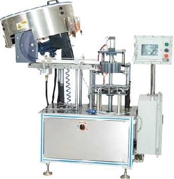 Automatische het Productschroef van het Verpakkend Systeemaërosol het Afdekken Machine 150 Flessen per minuutplc