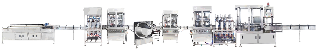 Automatische aërosolvulmachine voor een tank met een diameter van 1 inch 35 73,85 310 mm
